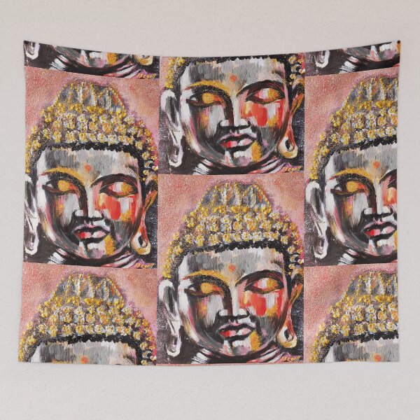 Item preview, Impressionist portrait of Buddha designed and sold by Begoll Art.