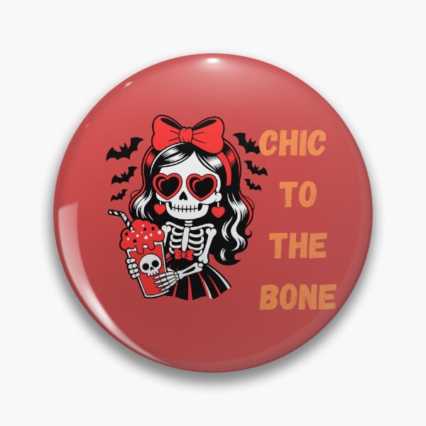 Item preview, Squelette pin‑up cœur Heart‑Eyed Skeleton Pinup designed and sold by Drawingshirts.