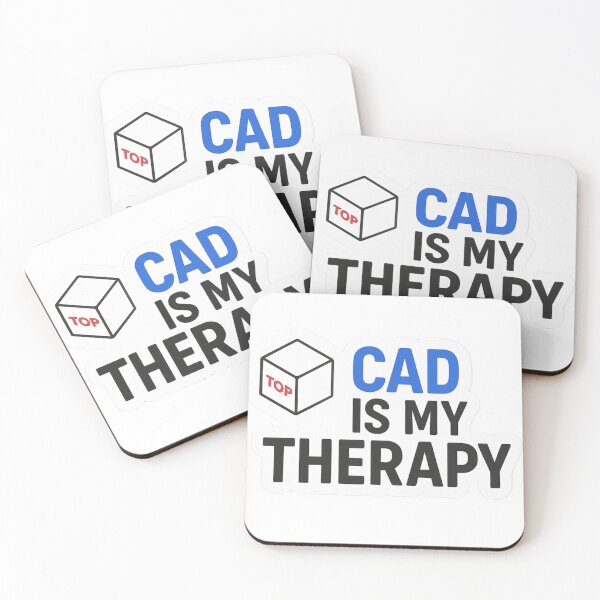 Item preview, CAD Is My Therapy designed and sold by KPArtTime.