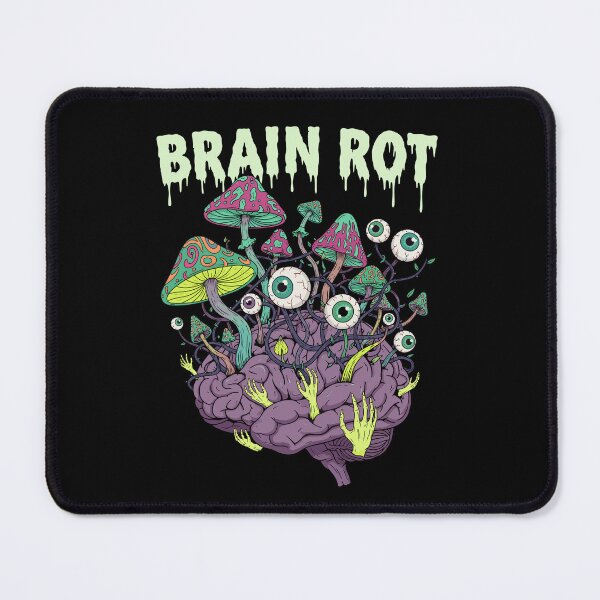Item preview, Eerie Psychedelic Mushroom Brain designed and sold by ThreadQuirk.
