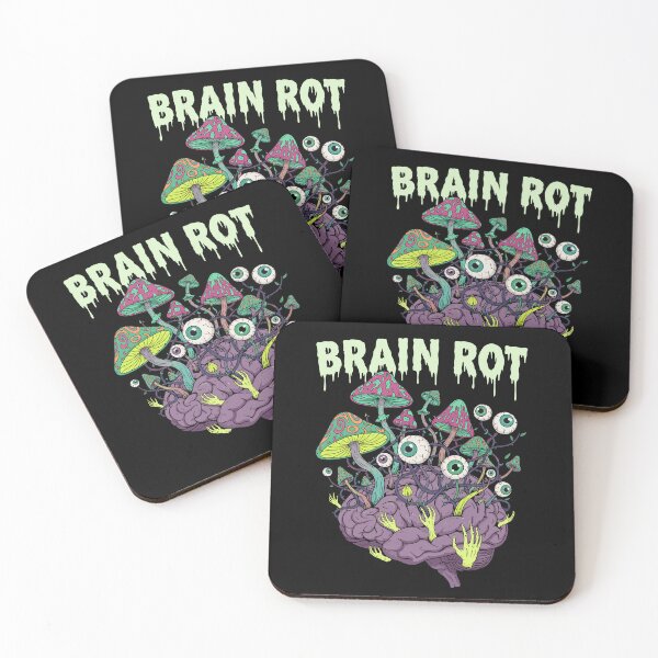 Item preview, Eerie Psychedelic Mushroom Brain designed and sold by ThreadQuirk.