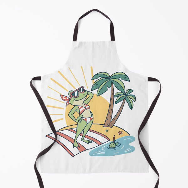 Item preview, Beach Day Frog Vibes designed and sold by Fadi Alyaldani.