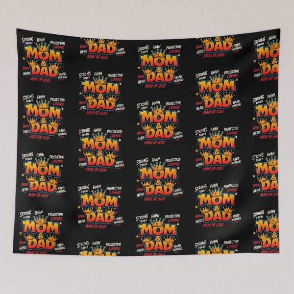 Item preview, Mom & Dad Strong, Loving, and Proud Graffiti Style Design designed and sold by FlipFlop7.