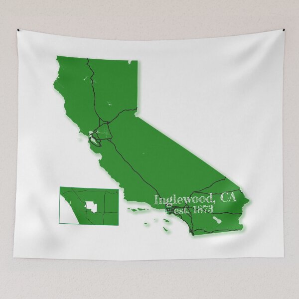 Item preview, Inglewood, CA [Green] designed and sold by PhilbonianDezin.