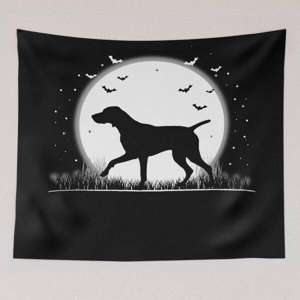 Item preview, German Shorthaired Pointer Dog – Halloween Moon Silhouette designed and sold by The Real Life Symphony.