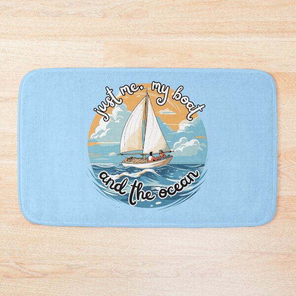 Item preview, Just Me My Boat and Ocean designed and sold by windwander.