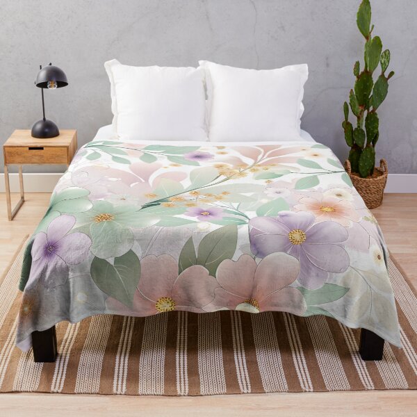 Item preview, wildflowers pastel background, endless background, pattern, wild flowers designed and sold by orthodox-icon.