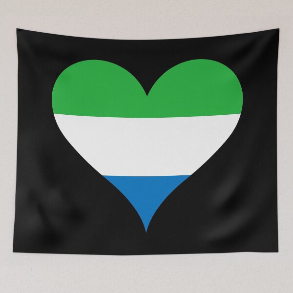 Item preview, Sierra Leone Flag - Unity, Justice, and Natural Beauty designed and sold by NTGUILTY.