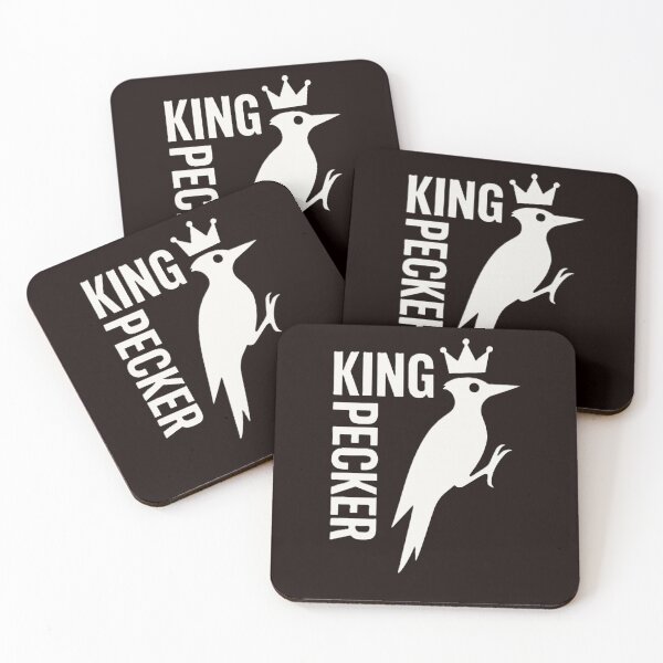 Item preview, Minimalist Woodpecker Design – KING PECKER Silhouette designed and sold by OxiSkor.