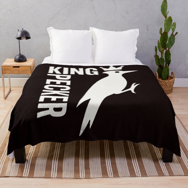Item preview, Minimalist Woodpecker Design – KING PECKER Silhouette designed and sold by OxiSkor.