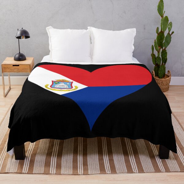Item preview, Sint Maarten Flag - Land of Unity, Peace, and Justice designed and sold by NTGUILTY.
