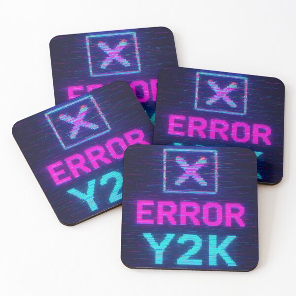 Item preview, Y2K Computer Error Art – Retro Glitch Aesthetic Vaporwave Design designed and sold by RouniBoutique.