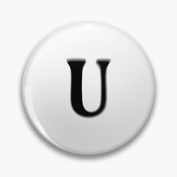 Item preview, Minimal Soft Focus Letter U Typography Design designed and sold by uncoXab.