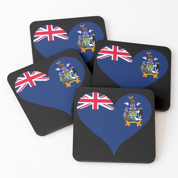 Item preview, Flag of South Georgia and the South Sandwich Islands - Land of Ice and Wildlife designed and sold by NTGUILTY.