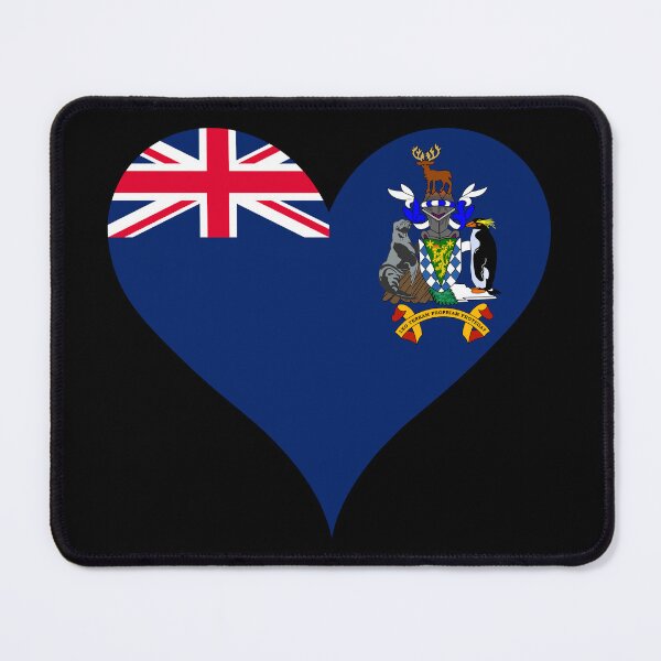 Item preview, Flag of South Georgia and the South Sandwich Islands - Land of Ice and Wildlife designed and sold by NTGUILTY.