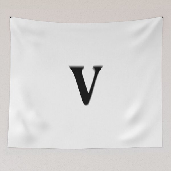 Item preview, Minimal Soft Focus Letter V Typography Design designed and sold by uncoXab.