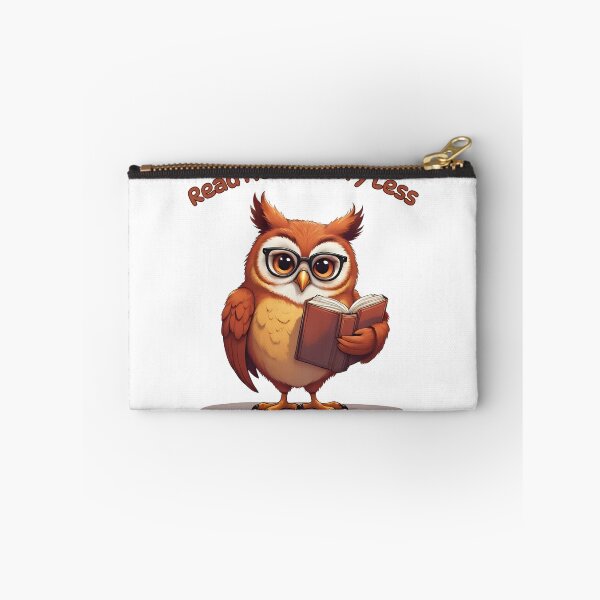 Item preview, Read More Worry Less – Cute Owl Book Lover Design designed and sold by Pixel--Threads.