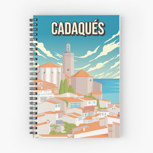 Item preview, Cadaqués Vintage Town Travel Poster designed and sold by Stadify.