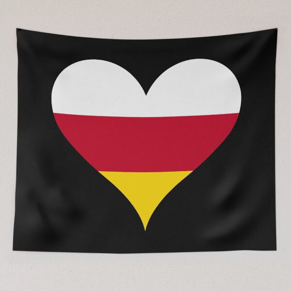 Item preview, South Ossetia Heart Flag - Spirit of Alania designed and sold by NTGUILTY.