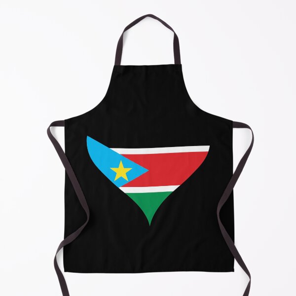 Item preview, South Sudan Heart Flag - Justice, Liberty, Prosperity designed and sold by NTGUILTY.