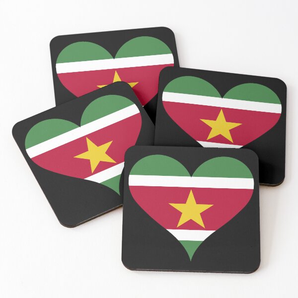Item preview, Suriname Heart Flag - Unity, Progress, Hope designed and sold by NTGUILTY.