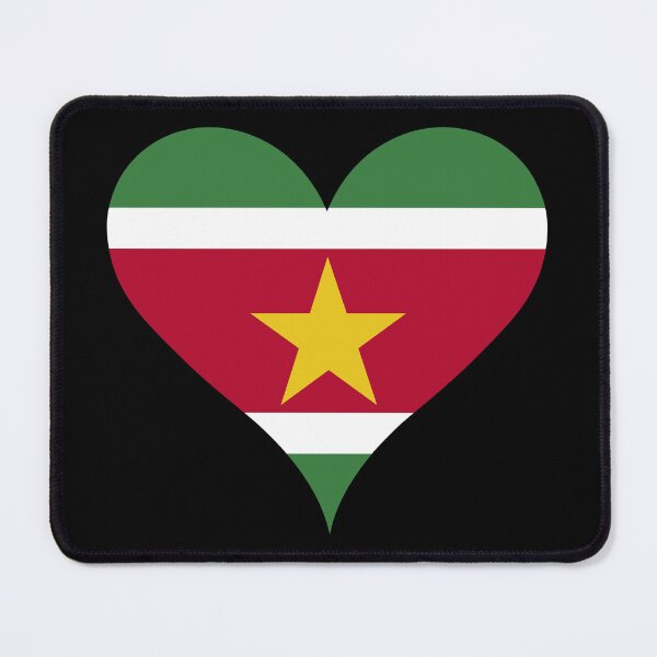 Item preview, Suriname Heart Flag - Unity, Progress, Hope designed and sold by NTGUILTY.