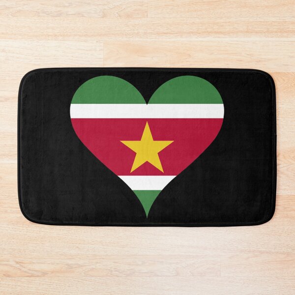Item preview, Suriname Heart Flag - Unity, Progress, Hope designed and sold by NTGUILTY.
