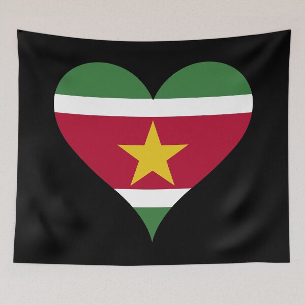 Item preview, Suriname Heart Flag - Unity, Progress, Hope designed and sold by NTGUILTY.