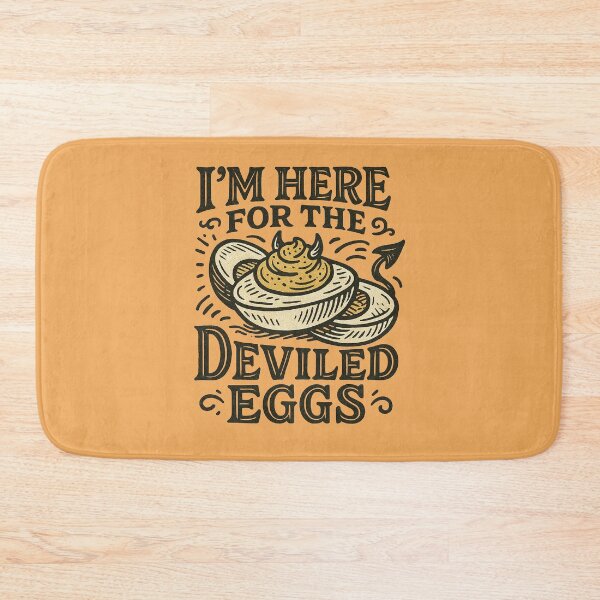 Item preview, I’m Here For The Deviled Eggs Funny Thanksgiving Shirt designed and sold by FrictionMaxxing.