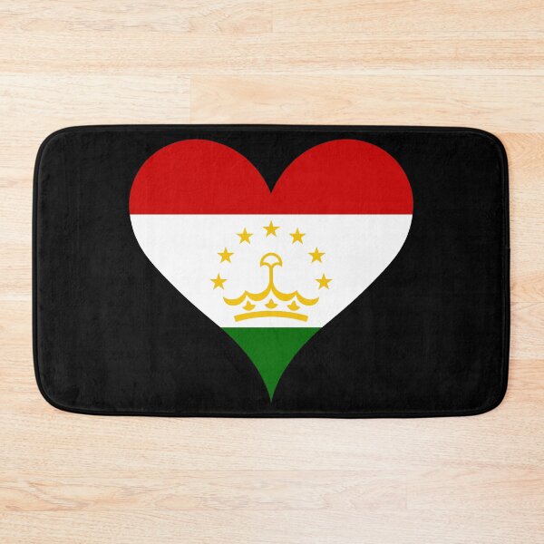Item preview, Tajikistan Heart Flag - Unity, Purity, Prosperity designed and sold by NTGUILTY.