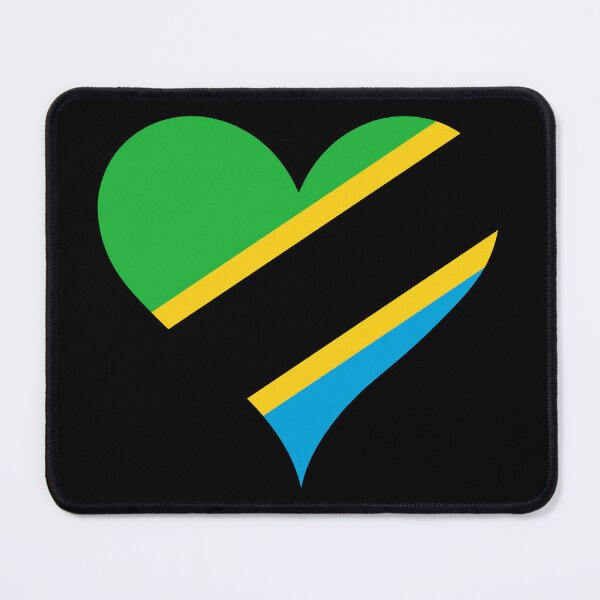 Item preview, Tanzania Heart Flag - Unity, Prosperity, Freedom designed and sold by NTGUILTY.