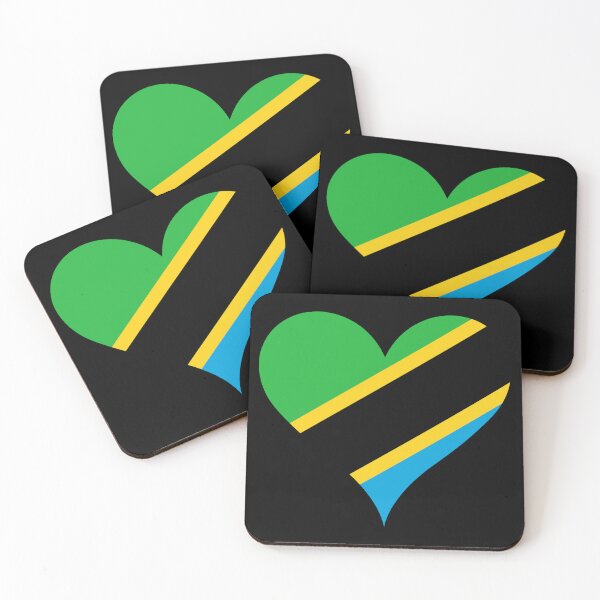 Item preview, Tanzania Heart Flag - Unity, Prosperity, Freedom designed and sold by NTGUILTY.