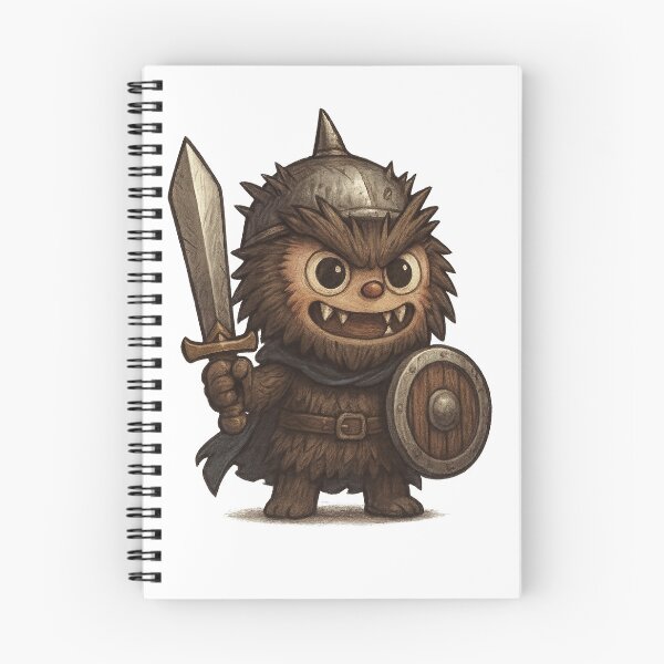 Item preview, Fantasy Monster Hero  Cute Warrior Creature Art designed and sold by millerprints.