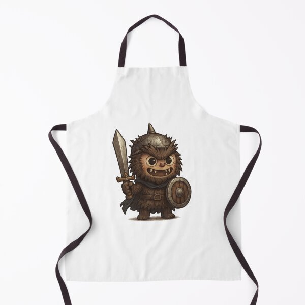 Item preview, Fantasy Monster Hero Cute Warrior Creature Art designed and sold by millerprints.