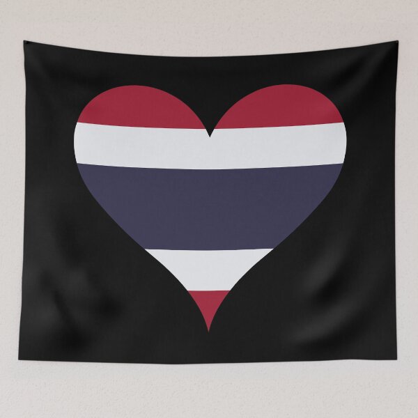 Item preview, Thailand Heart Flag - Nation, Religion, Monarchy designed and sold by NTGUILTY.