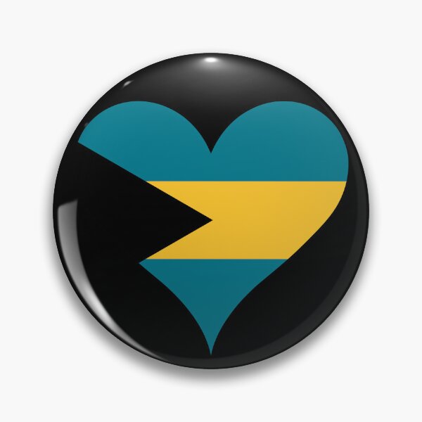 Item preview, Bahamas Heart Flag - Forward, Upward, Onward Together designed and sold by NTGUILTY.