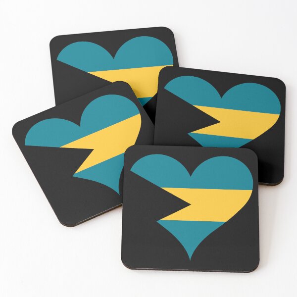 Item preview, Bahamas Heart Flag - Forward, Upward, Onward Together designed and sold by NTGUILTY.