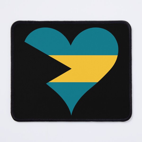 Item preview, Bahamas Heart Flag - Forward, Upward, Onward Together designed and sold by NTGUILTY.
