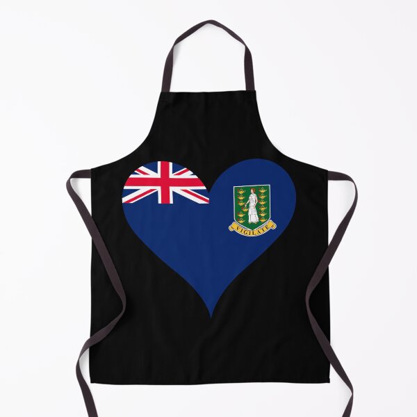Item preview, British Virgin Islands Heart Flag - Vested in Our Islands designed and sold by NTGUILTY.