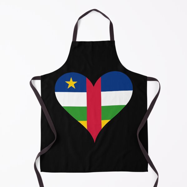 Item preview, Central African Republic Heart Flag - Unity, Dignity, Work designed and sold by NTGUILTY.