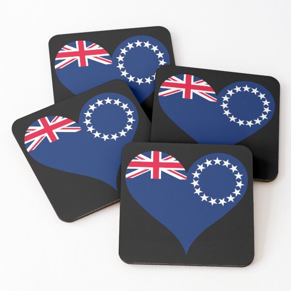 Item preview, Cook Islands Heart Flag - Peaceful Unity designed and sold by NTGUILTY.