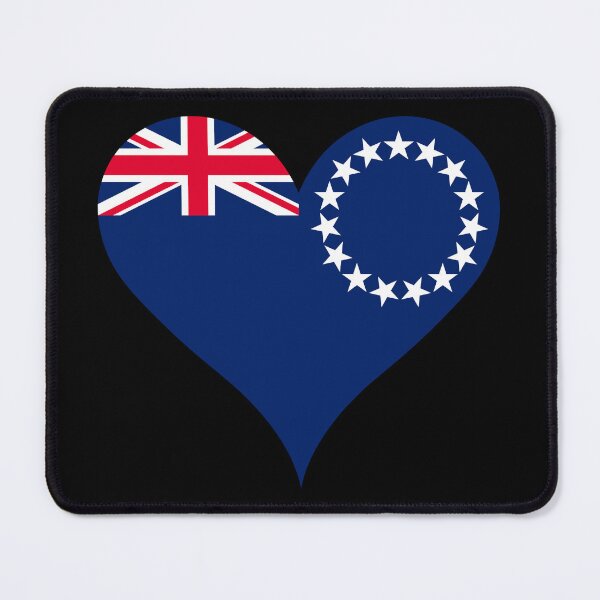 Item preview, Cook Islands Heart Flag - Peaceful Unity designed and sold by NTGUILTY.