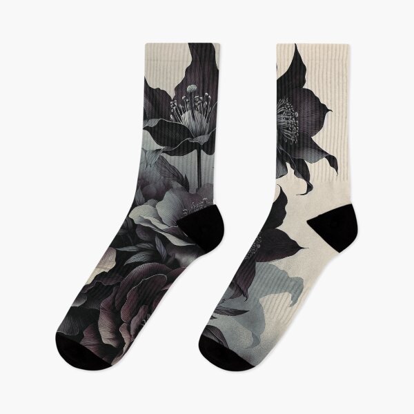 Item preview,  Floral pattern. Flower bouquet. Black flowers. designed and sold by MagelliShop.