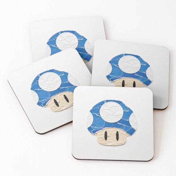 Item preview, Pixelated Blue Mushroom designed and sold by lazg.