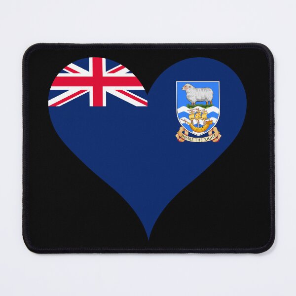 Item preview, Falkland Islands Heart Flag - Desire the Right designed and sold by NTGUILTY.
