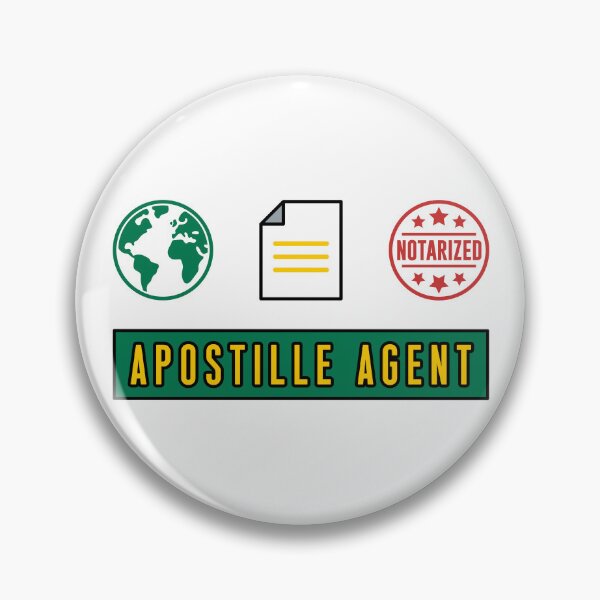 Item preview, Apostille Agent | Bold & Modern Travel Document Notary Design designed and sold by NotaryLife.