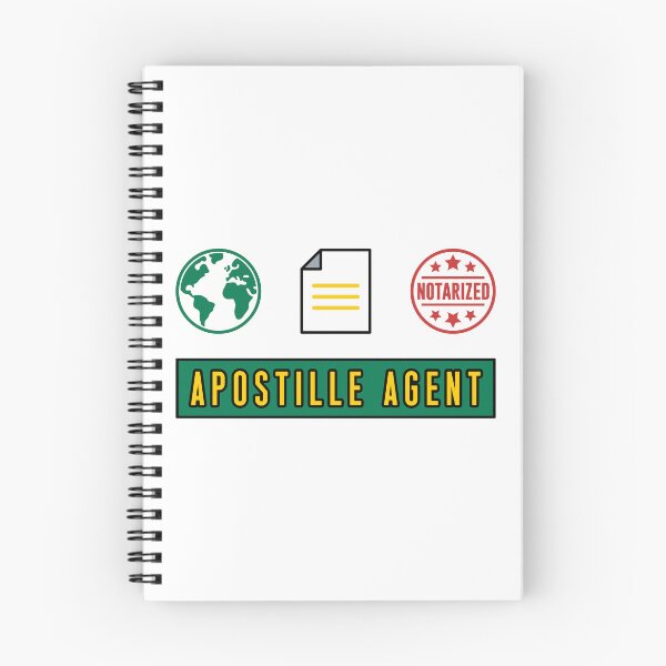 Item preview, Apostille Agent | Bold & Modern Travel Document Notary Design designed and sold by NotaryLife.