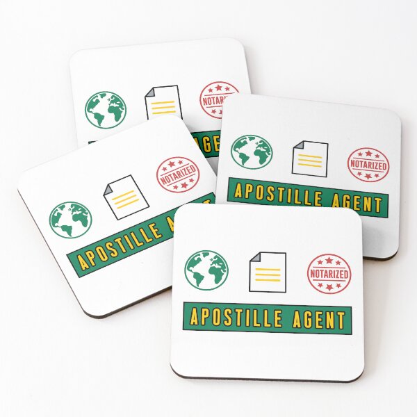 Item preview, Apostille Agent | Bold & Modern Travel Document Notary Design designed and sold by NotaryLife.