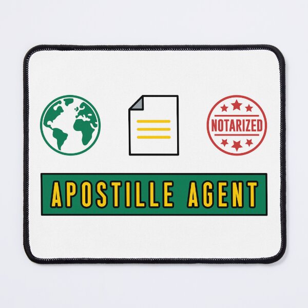 Item preview, Apostille Agent | Bold & Modern Travel Document Notary Design designed and sold by NotaryLife.