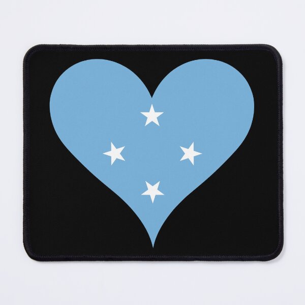 Item preview, Micronesia Heart Flag - Peace, Unity, Liberty designed and sold by NTGUILTY.